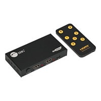 SIIG 2 Port HDMI 4K HDR Splitter / Switcher - video/audio splitter/switch -