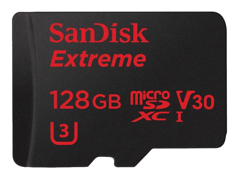 SanDisk Extreme - Flash Memory card - 128 GB - microSDXC UHS-I