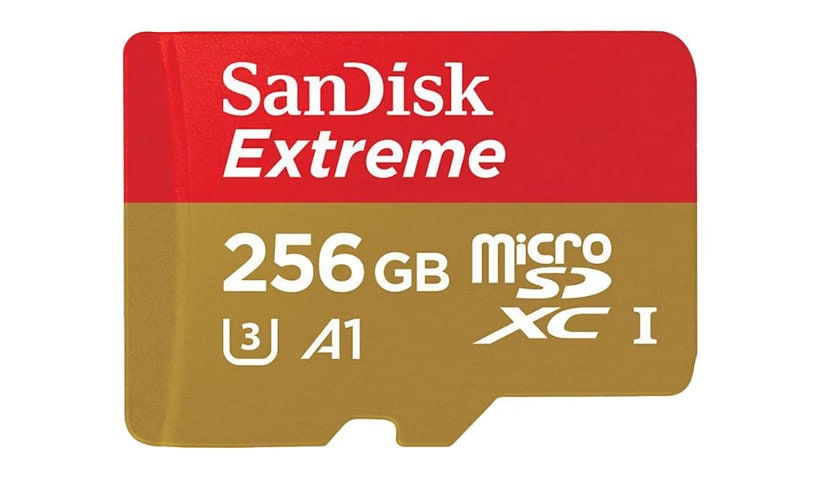 SanDisk Extreme - flash memory card - 256 GB - microSDXC UHS-I