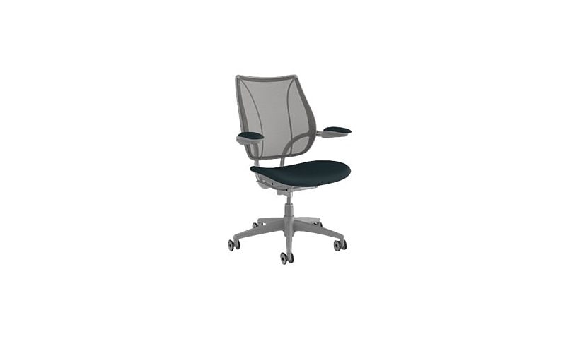 Humanscale Liberty - chair - foam, monofilament stripe mesh - black