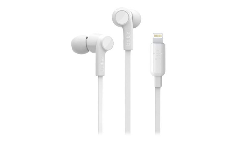 ヘッドホン BLESS Cable jewellery Headphones Belkin Earbuds with Microphone - 44in Lightning Connector