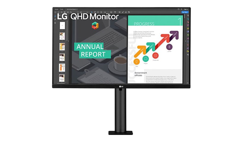 LG Ergo 27BN88Q-B - LED monitor - 27" - HDR