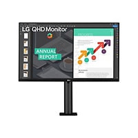 LG 27" Ergo IPS QHD USB Type-C Monitor