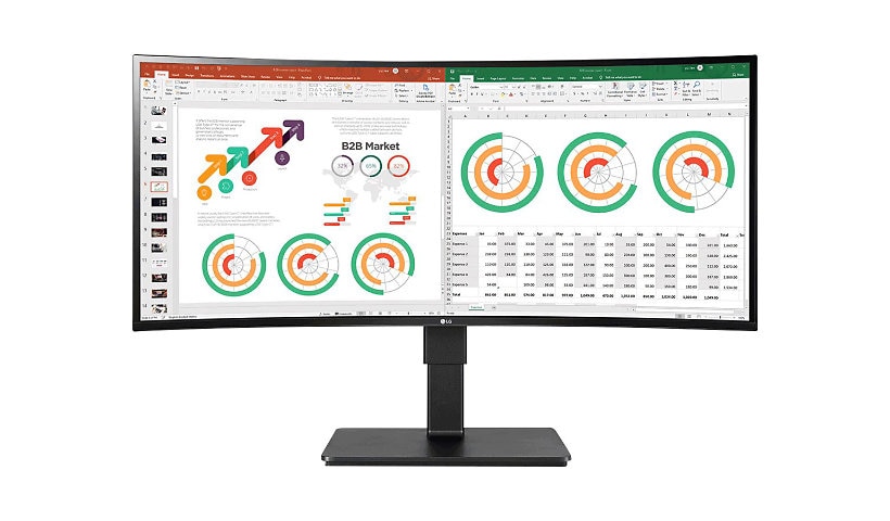 LG 34BN77C-B - LED monitor - curved - 34" - HDR