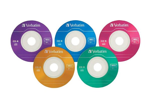 Verbatim Pocket Colors - CD-R (8cm) x 10 - 185 MB - storage media