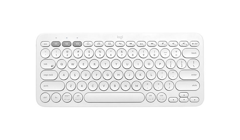 Logitech K380 Multi-Device Bluetooth Keyboard for Mac - clavier - blanc cassé