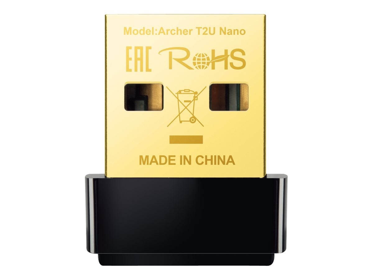 TP-Link Archer T2U Nano - IEEE 802.11ac Dual Band Wi-Fi Adapter for PC Desktop/Notebook
