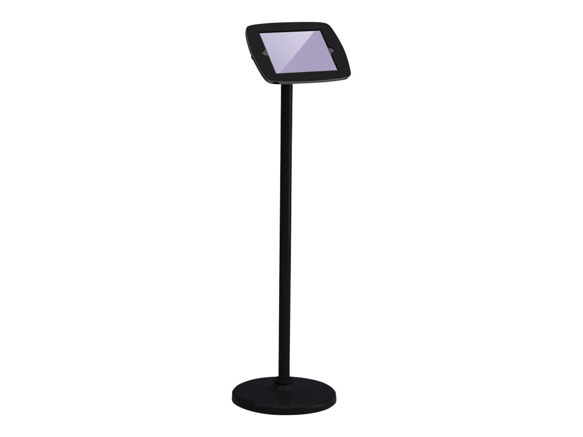 Bouncepad Floorstanding Exposed Front Camera and Home Button - stand - for tablet - black