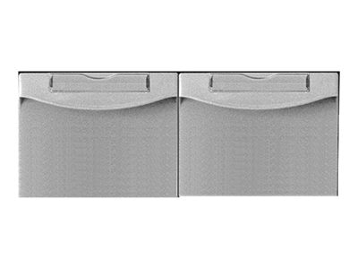 Capsa Healthcare - Standard Bins Accessory - Locking Gray Bin Kit 2 Med Dou