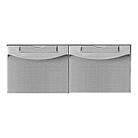 Capsa Healthcare Locking Bin Kit - mounting component - for cart - gray