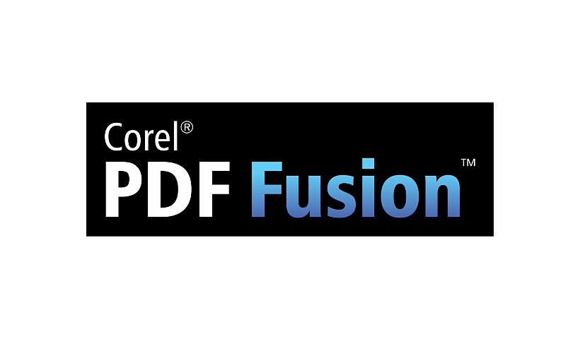 Corel PDF Fusion - maintenance (1 an) - 1 utilisateur