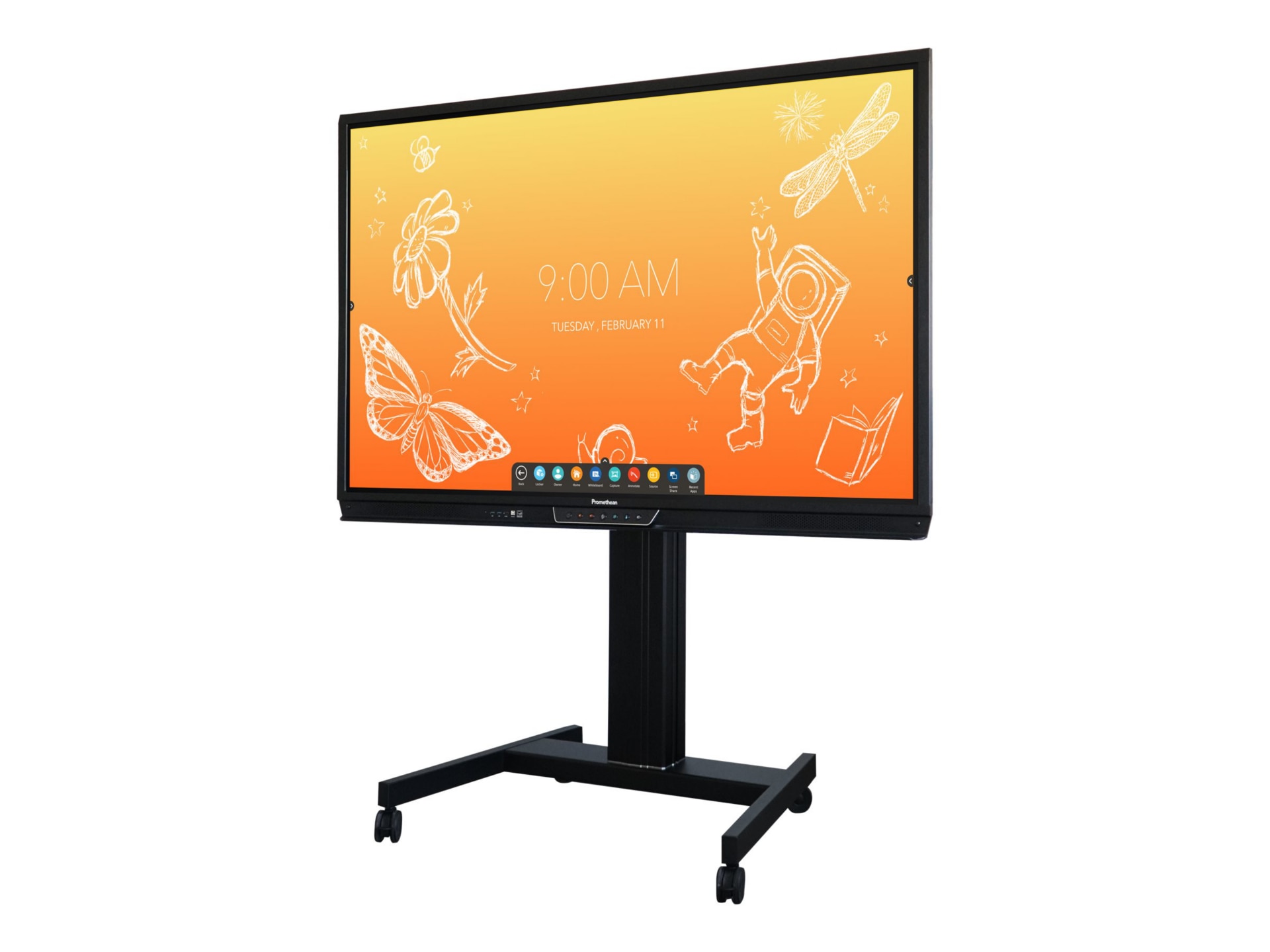 Promethean Fixed Height Mobile Stand cart