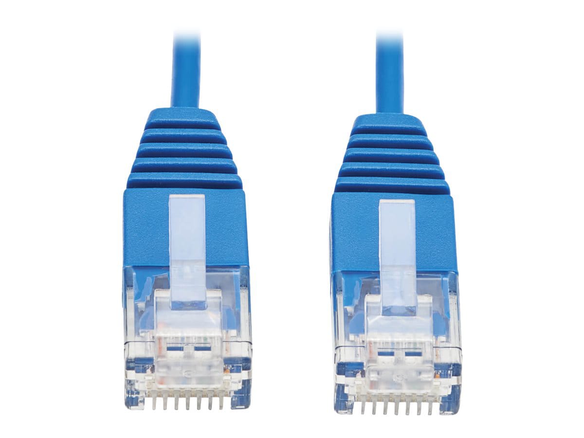 Eaton Tripp Lite Series Cat6a 10G Molded Ultra-Slim UTP Ethernet Cable (RJ45 M/M), Blue, 5 ft. (1.52 m) - network cable