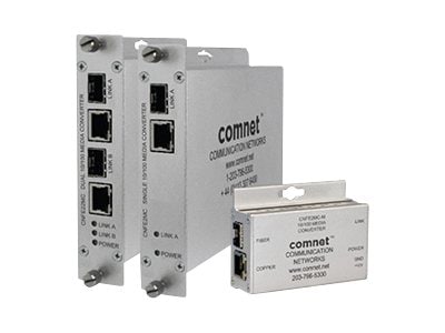 ComNet 10/100Mbps Ethernet Electrical to Optical Media Converter