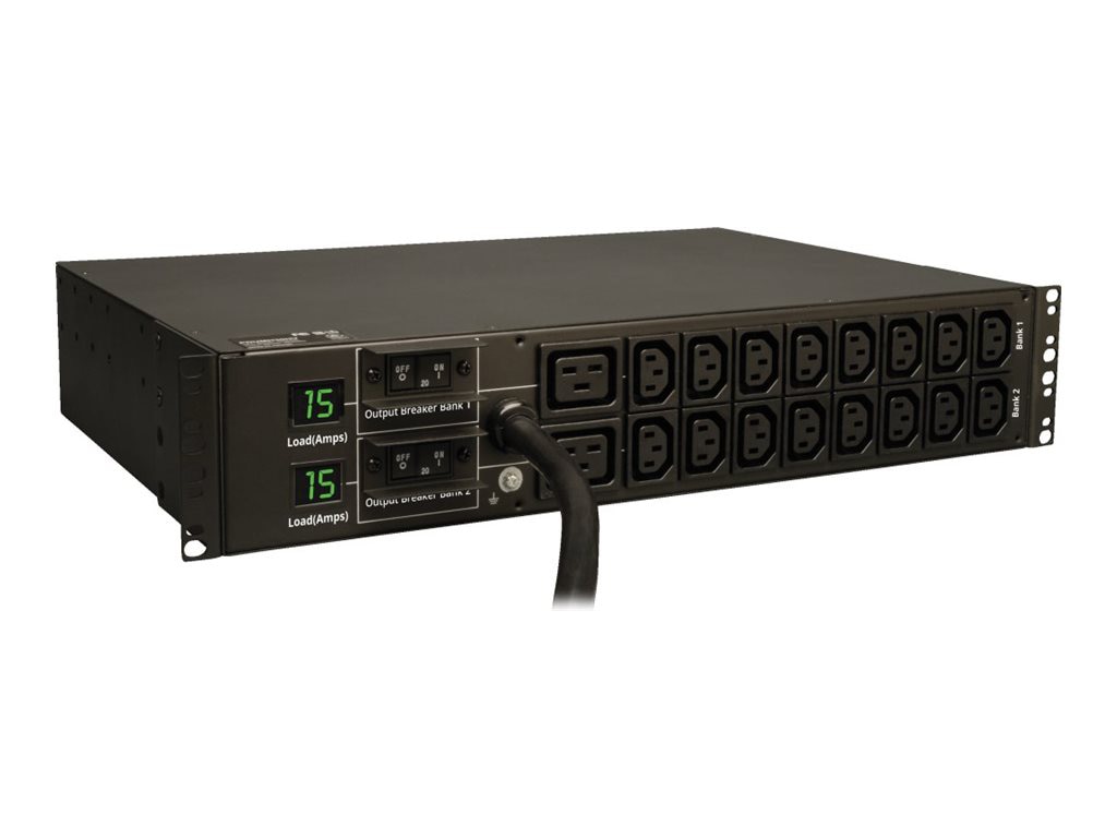 Eaton Tripp Lite Series PDU Metered 5.8kW Single-Phase - 16 C13 & 2 C19 Out