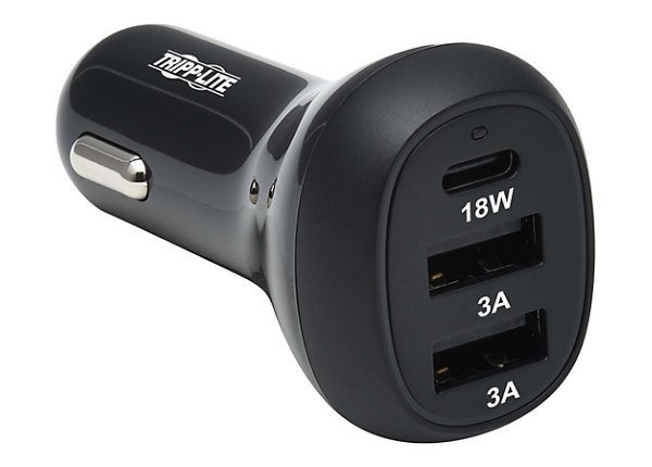 Black High Power 24W/4.8A StarTech.com Dual Port USB Car Charger USB2PCARBKS Charge Two Tablets at Once 2-Port USB Car Charger