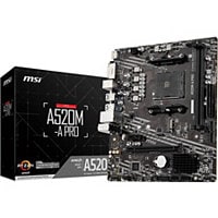 MSI A520M-A PRO Desktop Motherboard - AMD A520 Chipset - Socket AM4 - Micro