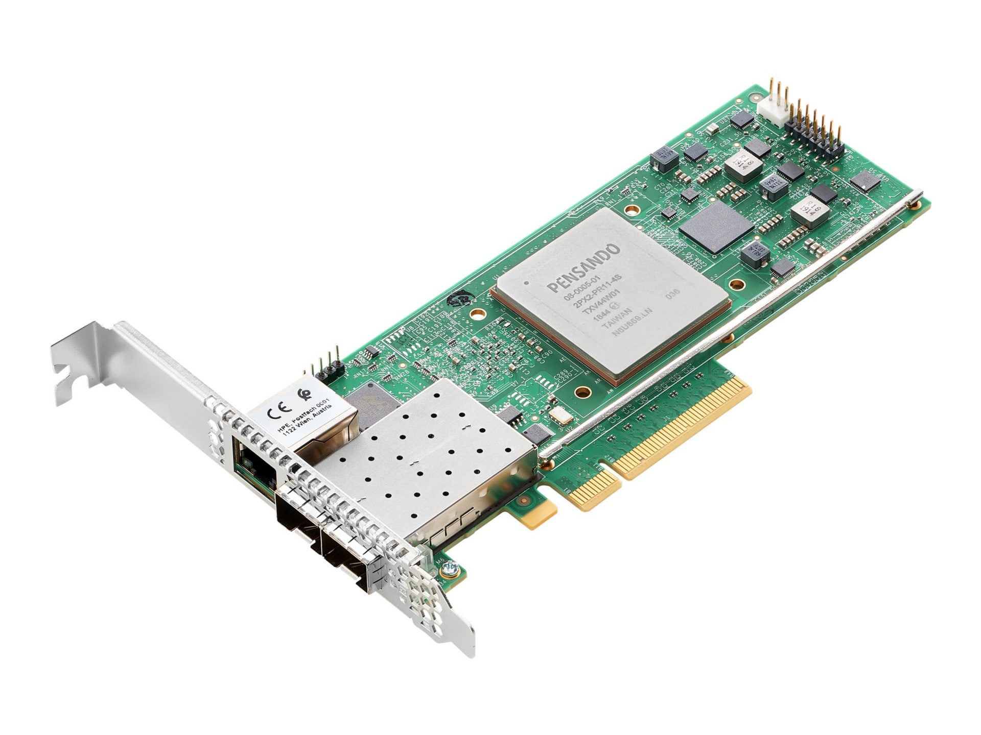 Pensando Distributed Services Platform DSC-25 Card - network adapter - PCIe 3.0 x8 - 10Gb Ethernet / 25Gb Ethernet SFP28
