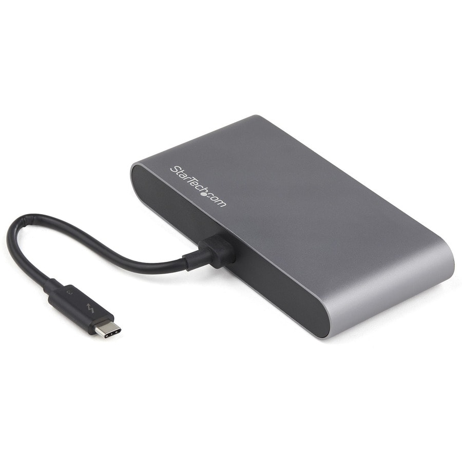 StarTech.com Mini Dock Thunderbolt 3 - Station d'Accueil Portable pour Deux  Écrans avec HDMI 4K 60Hz, 2 x Hub USB-A (3.0/2.0), GbE - Câble de 28 cm -  Adaptateur Multiport TB3 