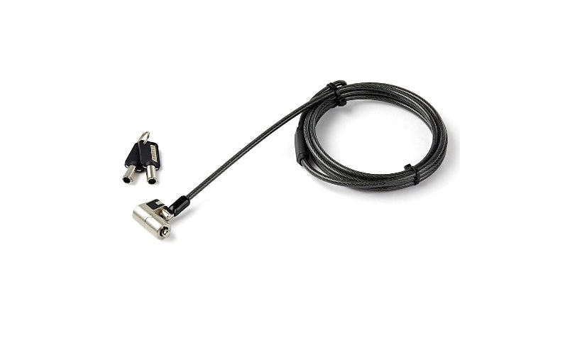 StarTech.com Universal Laptop Cable Lock Keyed - K-Slot/Nano/Wedge Computer