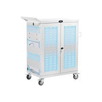 Tripp Lite Safe-IT UV Sanitizing Charging Cart 32-Port AC Antimicrobial for Chromebooks Laptops iPads - cart - for 32