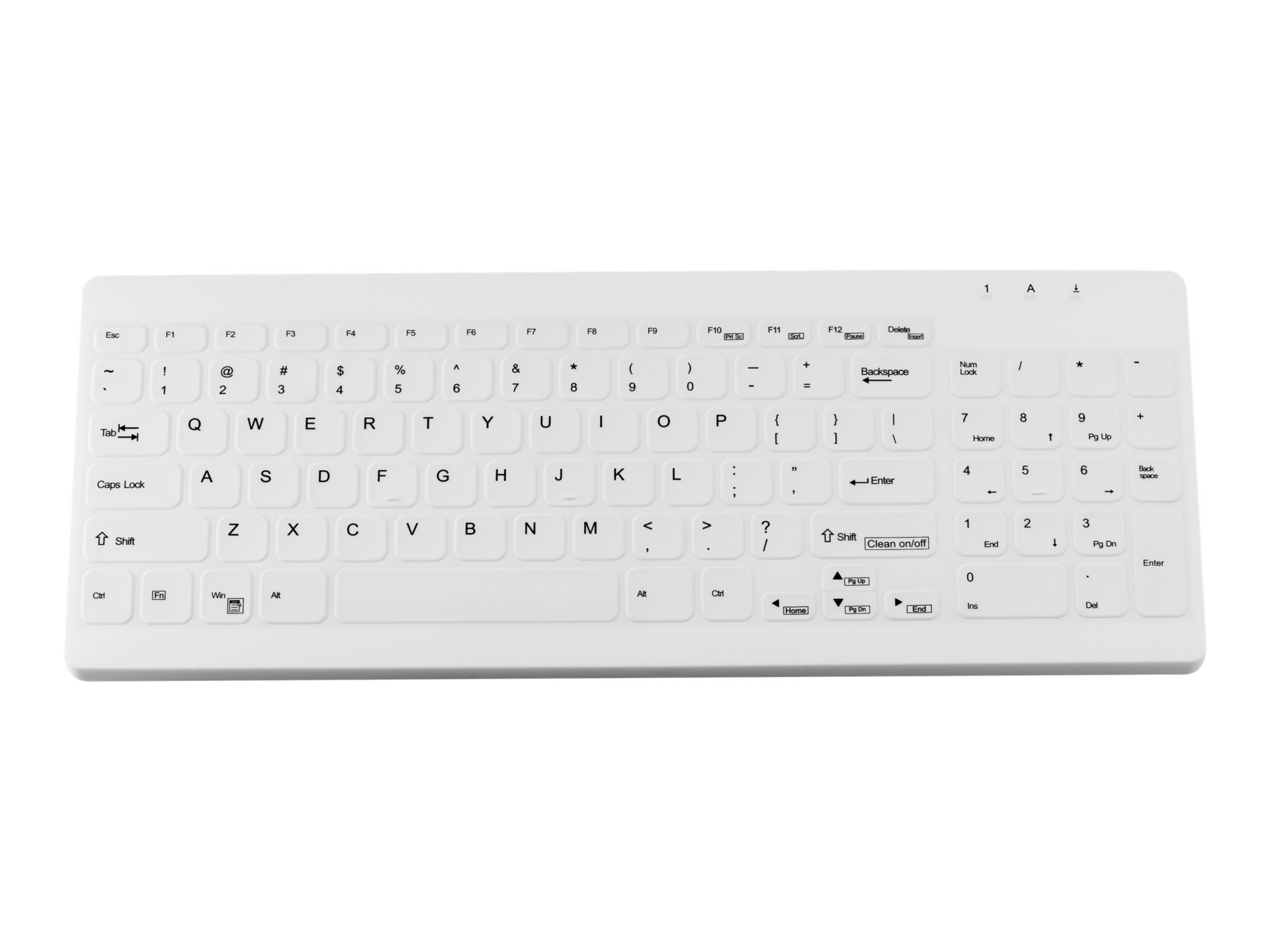 TG3 96-Key USB Medical Keyboard - Black