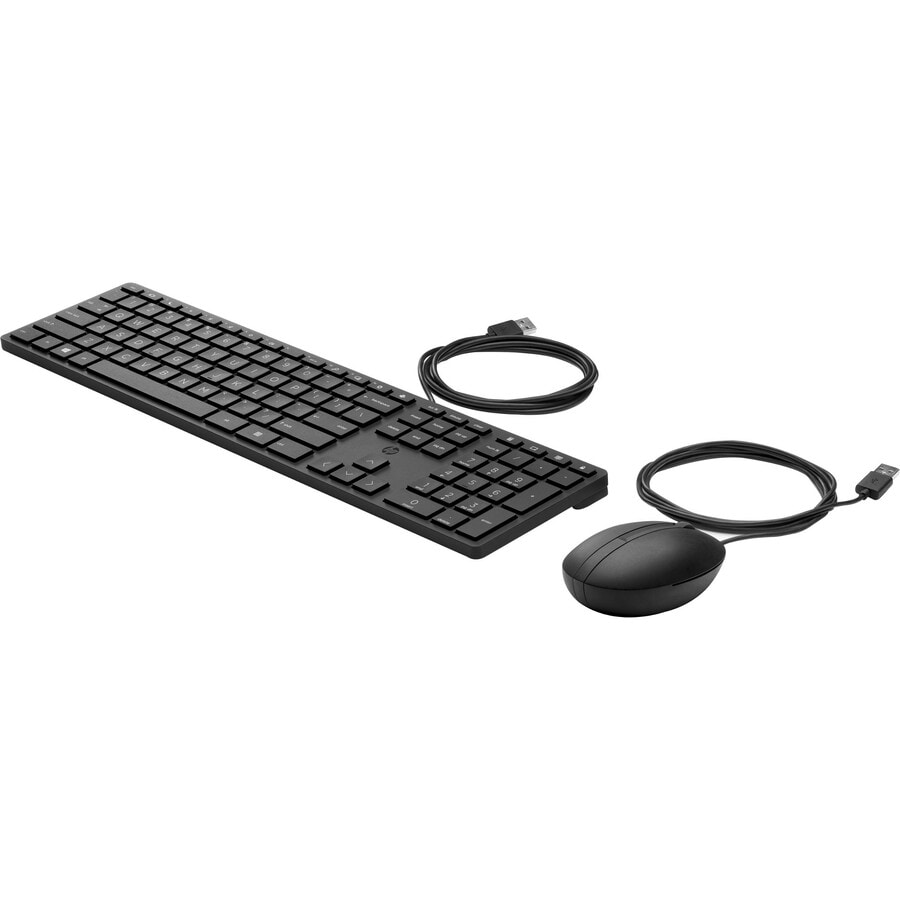 HP Wired Desktop 320MK Mouse and Keyboard - 9SR36UT#ABA - Keyboard & Mouse  Bundles 