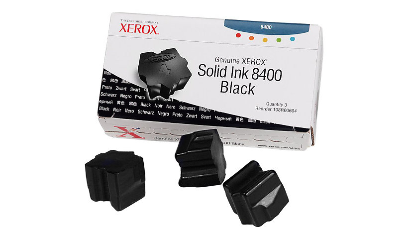 Xerox Phaser 8400 - 3 - black - solid inks