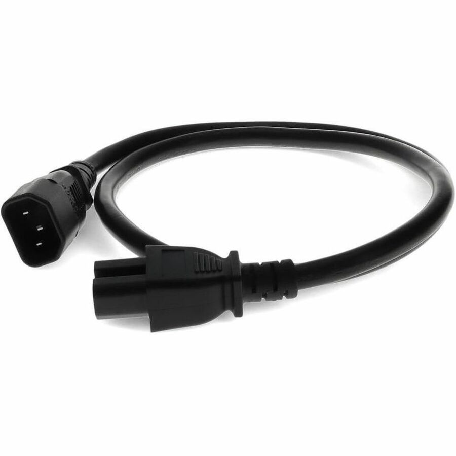 Proline 4ft C14 Male to C15 Female 14AWG 100-250V at 15A Black Power Cable