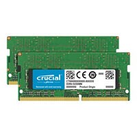 Crucial - DDR4 - kit - 64 GB: 2 x 32 GB - SO-DIMM 260-pin - 2666 MHz / PC4-