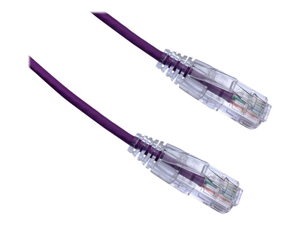 Axiom BENDnFLEX Ultra-Thin - patch cable - 1 ft - purple