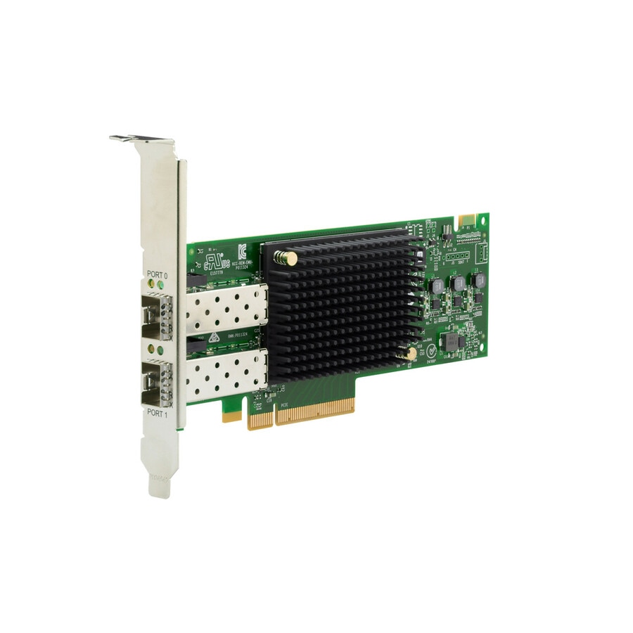 Thumbnail 3 of 3 for HPE SN1610E - host bus adapter - PCIe 4.0 - 32Gb Fibre Channel SFP+ x 2