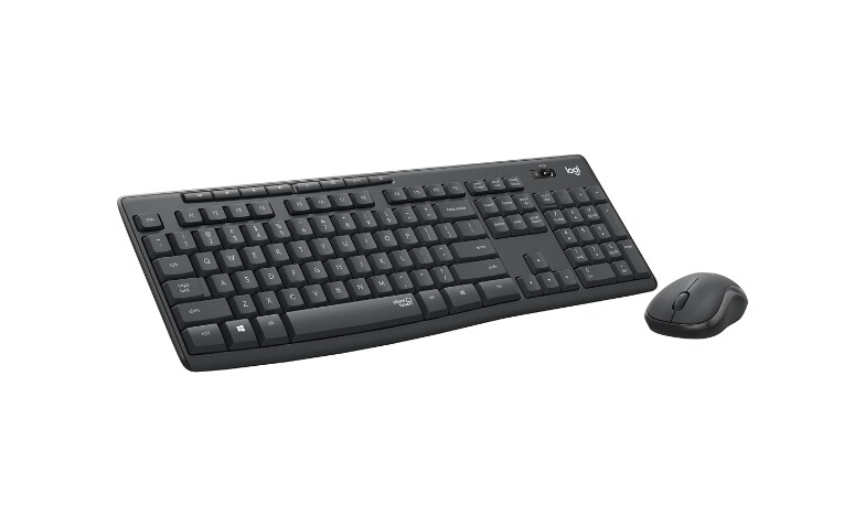 Logitech MK295 Silent - keyboard and mouse set - graphite - 920-009782 -  Keyboard & Mouse Bundles 