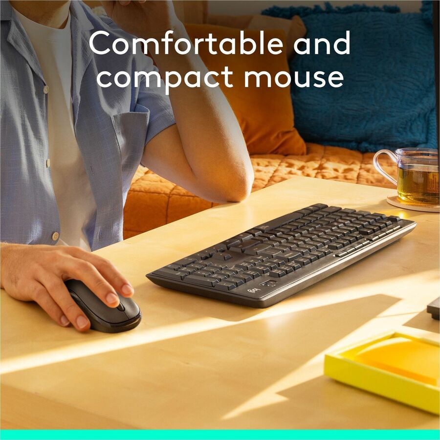 Thumbnail 4 of 19 for Logitech MK295 Silent - keyboard and mouse set - graphite