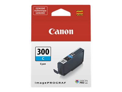 Canon PFI-300 C - cyan - original - ink tank