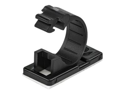 Thumbnail 2 of 6 for StarTech.com 100 Self Adhesive Cable Management Clips, Ethernet/Network Cable/Office Desk Cord Organizer, Sticky TAA