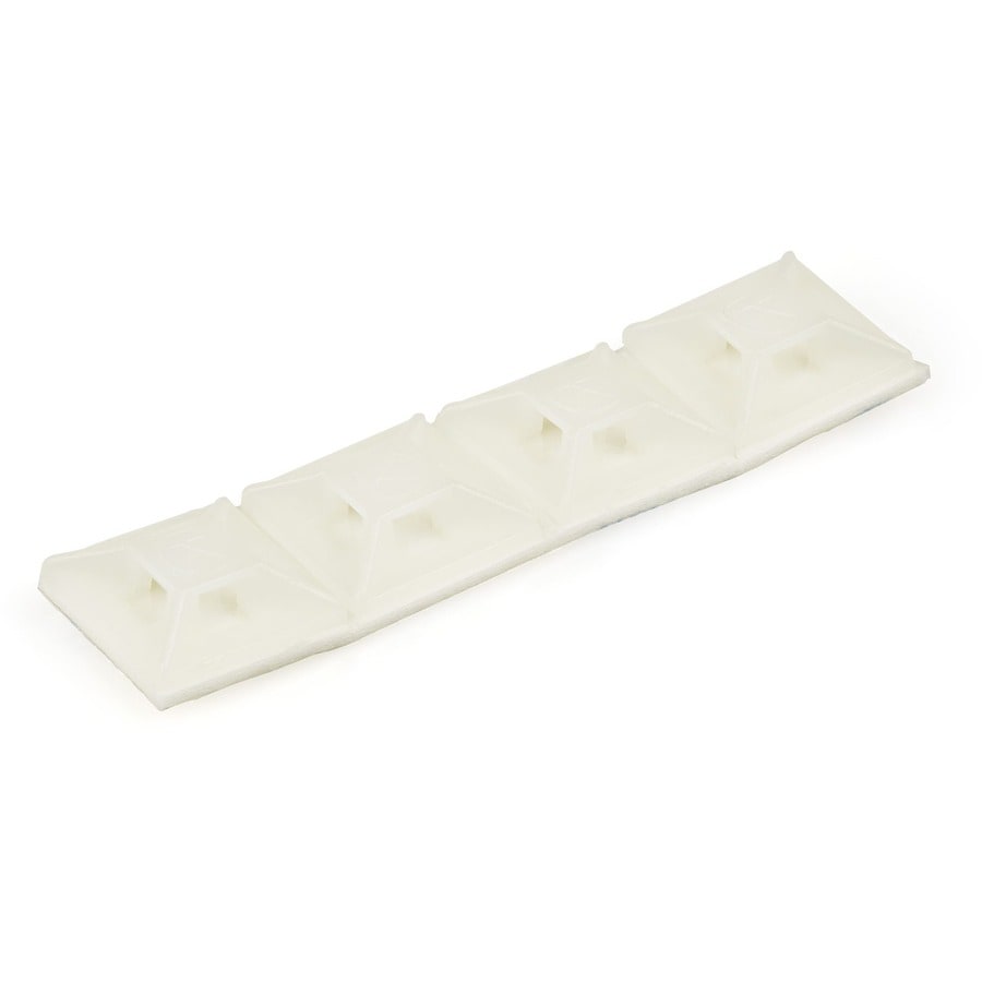 StarTech.com 100 Pack Cable Tie Mounts with Adhesive Tape for 0.13in (3.2mm