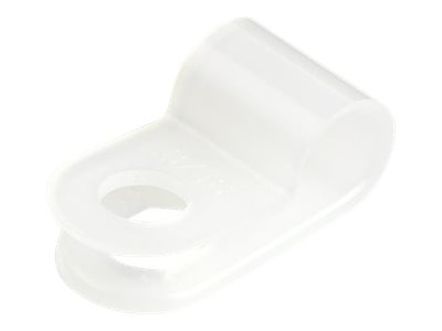 Thumbnail 2 of 6 for StarTech.com 100 Screw Mount Cable Clamps R-Type Reusable Nylon Clips Small