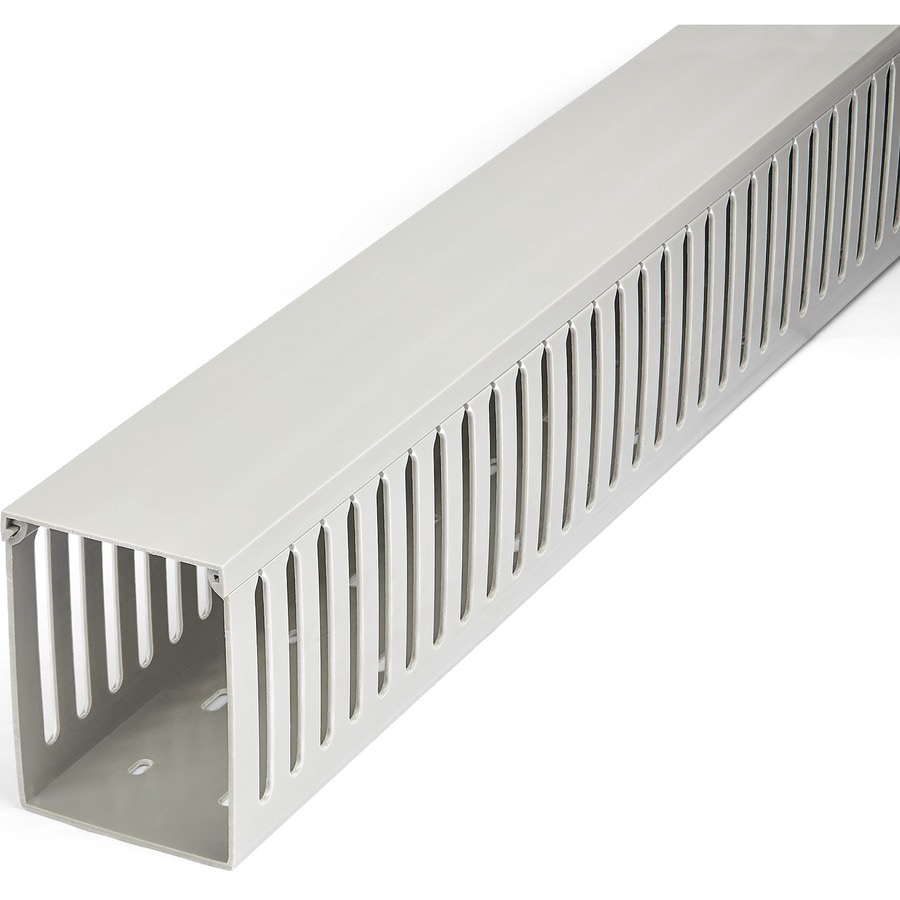 StarTech.com Cable Management Raceway with Cover 3"(75mm)W x 4"(100mm)H, 6.5ft(2m) length, 3/8"(8mm) Slots, Wall TAA