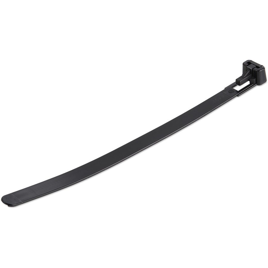StarTech.com 6"(15cm) Reusable Cable Ties, 1-3/8"(35mm) Dia. 50lb(22Kg) Tensile Strength, Nylon, In/Outdoor, UL, TAA