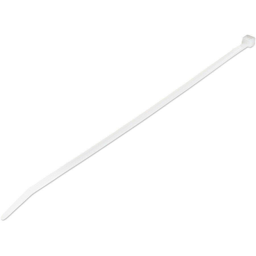 StarTech.com 10" Cable Ties - 2-5/8" Dia, 50lb Tensile Strength, Nylon, UL Listed, 100 Pack - White