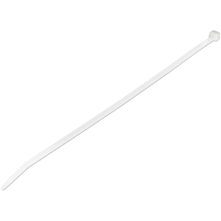 StarTech.com 10" Cable Ties - 2-5/8" Dia, 50lb Tensile Strength, Nylon, UL Listed, 1000 Pack - White