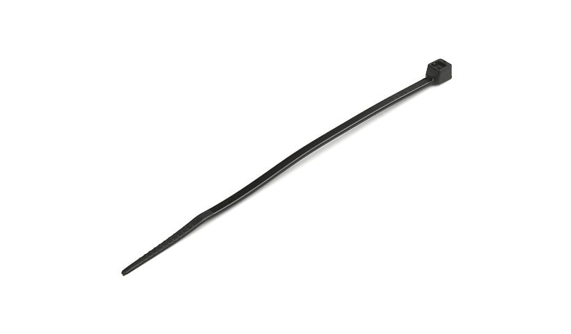 StarTech.com 4" Cable Ties - 7/8" Dia, 18lb Tensile Strength, Nylon 66, UL Listed, 1000 Pack - Black
