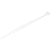 StarTech.com 4" Cable Ties - 7/8" Dia, 18lb Tensile Strength, Nylon 66, UL Listed, 100 Pack - White