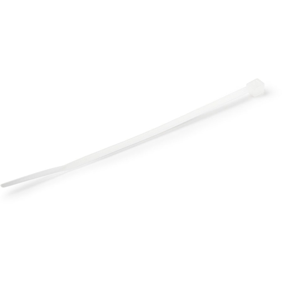 StarTech.com 4" Cable Ties - 7/8" Dia, 18lb Tensile Strength, Nylon 66, UL Listed, 1000 Pack - White