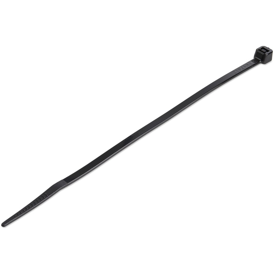 StarTech.com 6" Cable Ties - 1-3/8" Dia, 40lb Tensile Strength, Nylon, UL Listed, 100 Pack - Black