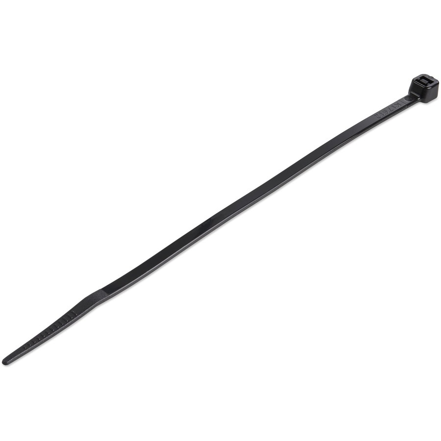 StarTech.com 6"(15cm) Cable Ties, 1-3/8"(39mm) Dia, 40lb(18kg) Tensile Strength, Nylon Self Locking Zip Ties, UL, TAA