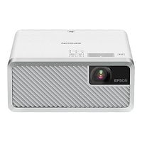 Epson EF-100W - 3LCD projector - portable - white and silver