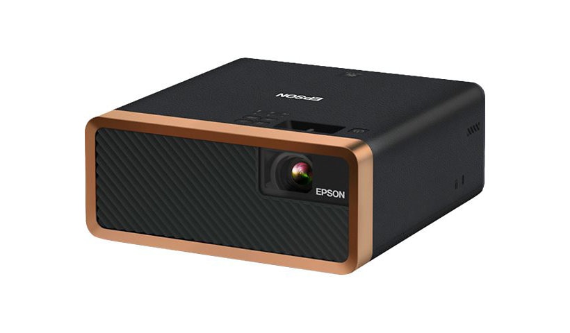 Epson - 3LCD projector - portable - 802.11ac wireless / Bluetooth 4.2 - Black and Copper