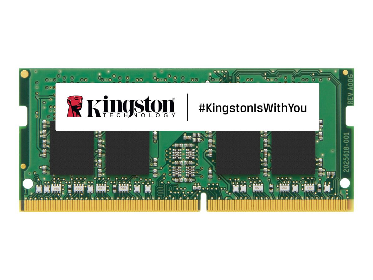 Kingston ValueRAM - DDR4 - module - 8 GB - SO-DIMM 260-pin - 3200 MHz / PC4-25600 - unbuffered